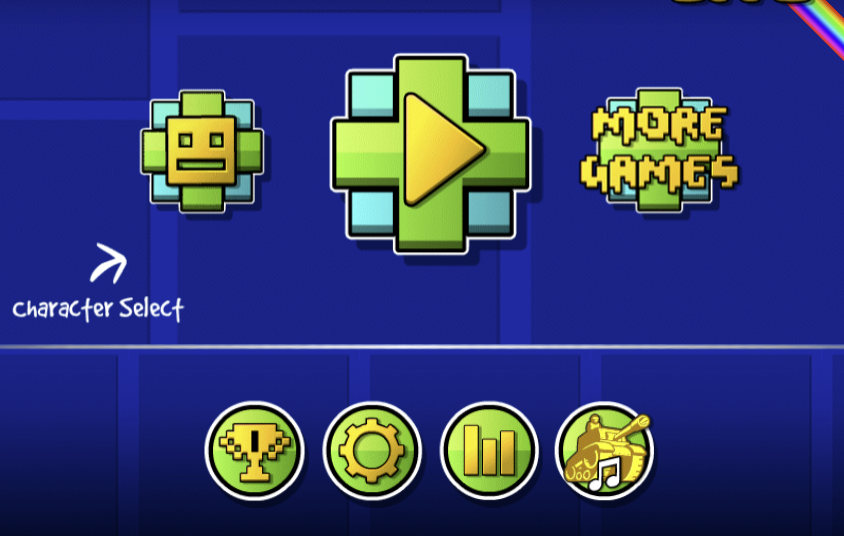 Play Geometry Dash Lite on PuzzleFlash